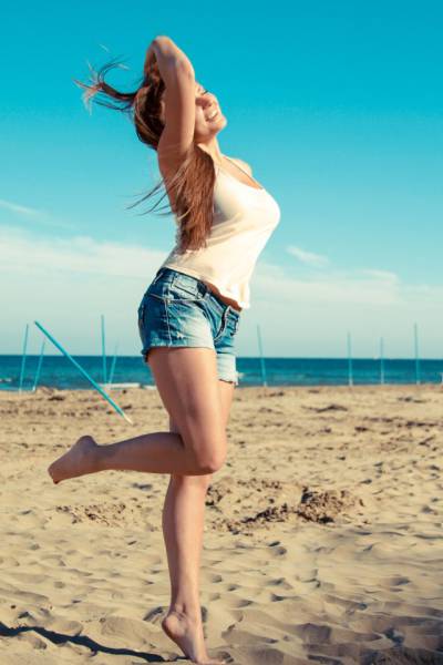 Привлекательные девушки на природе