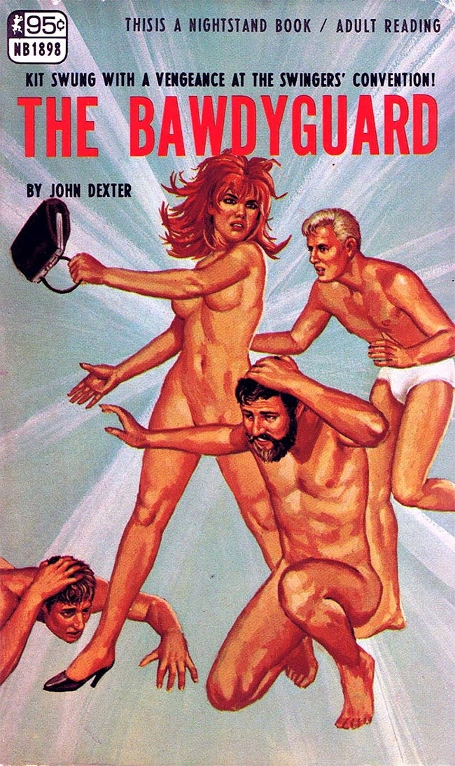 Хитро прикрытая нагота в винтажных плакатах, журнальных и книжных обложках