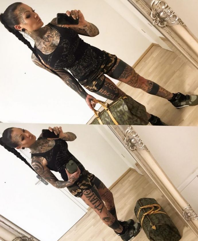 Расписная красотка одной дурёхи