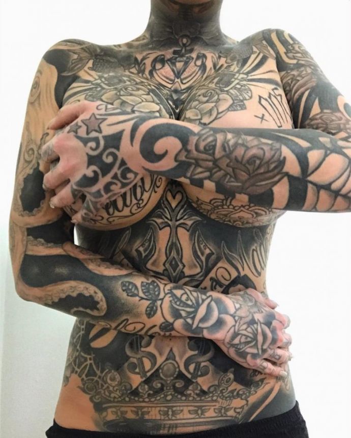 Расписная красотка одной дурёхи