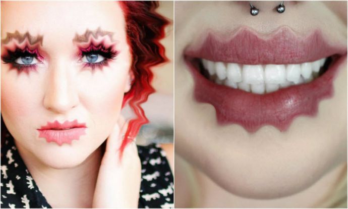 Новый модный тренд: волнистые губы