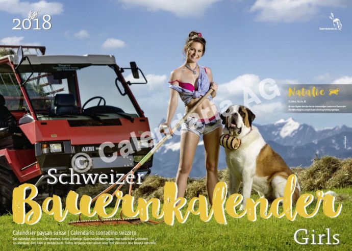 Швейцарцы выпустили эротический календарь на 2018 год
