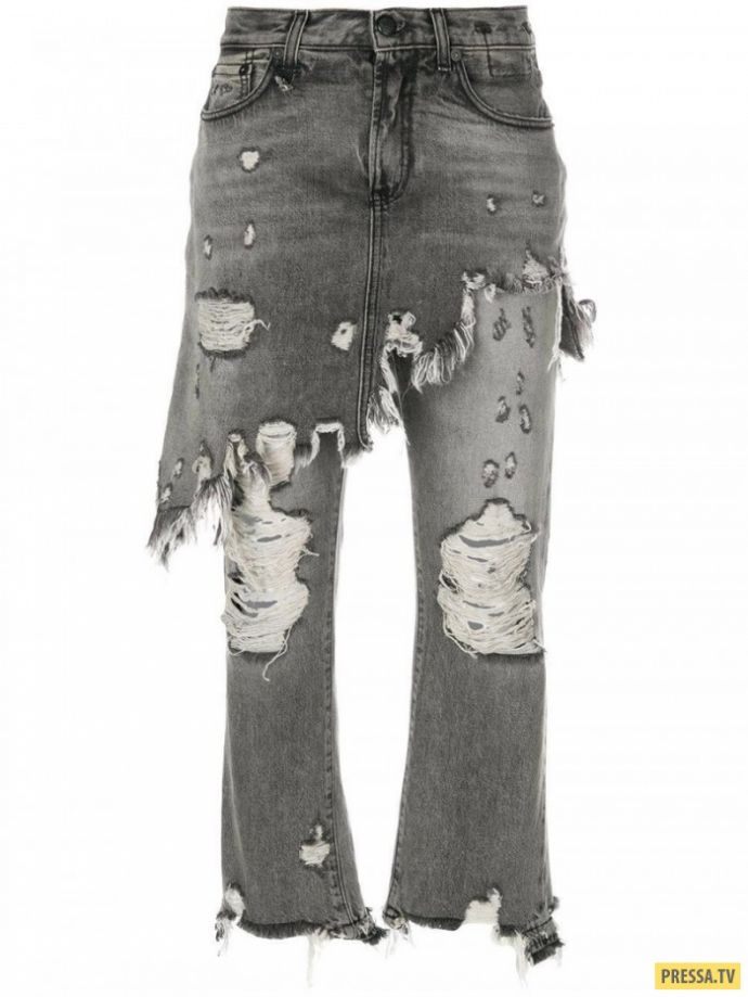 Последний писк: грязные и рваные брендовые вещи