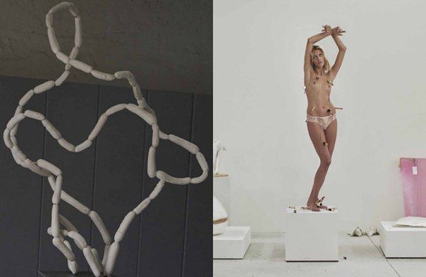 Аня Рубик в журнале Numero Берлин №3 - фото Michael Hemy