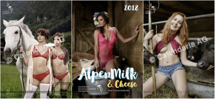 Календарь «AlpenMilk & Cheese 2018»