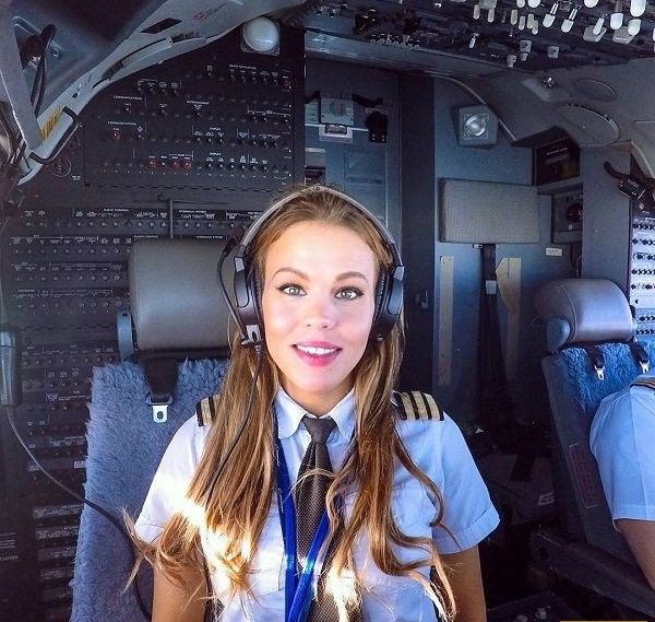 Прекрасный пилот первого класса из Швеции Malin Osiban