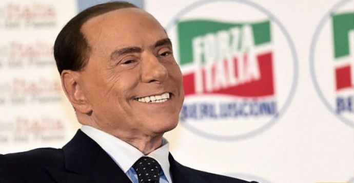 Как восковая скульптура: Сильвио Берлускони шокировал своим наружным видом