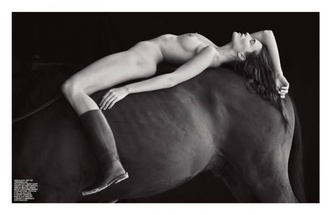 Маржолен Роше голая в журнале Lui №26