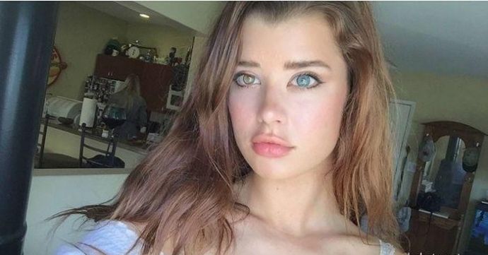 Сара Макдэниэл - модель с 2-мя разными глазами