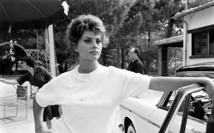 Прекрасная  Софи Лорен в молодости