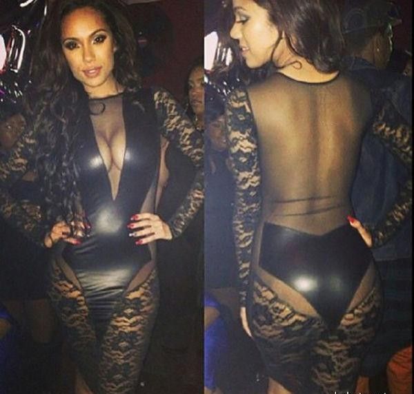 Девушки в сетчатой одежде