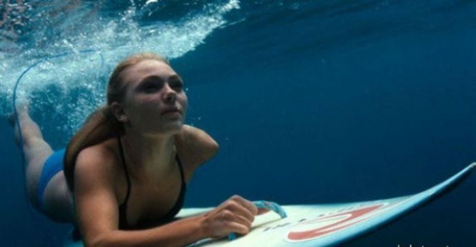 Красивые летние серфистки