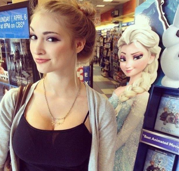 Блондинка и её личная жизнь