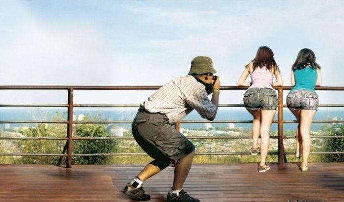 Огромные попы