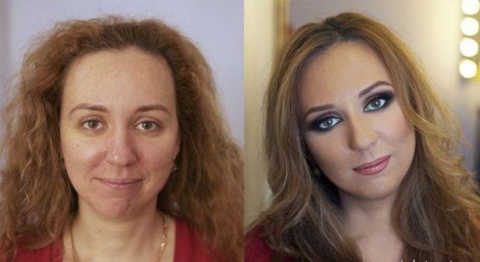 Как мейкап меняет девушек