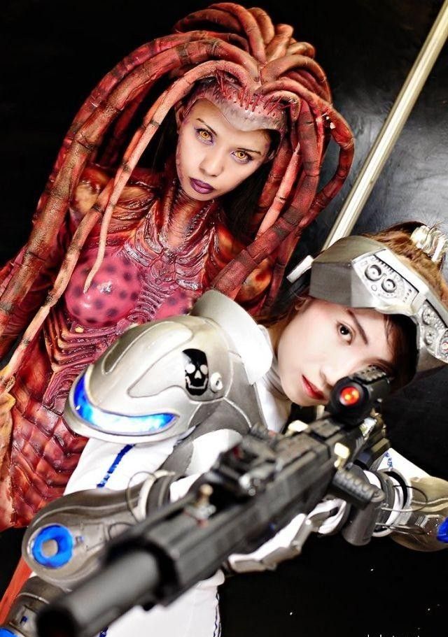 Косплей в стиле StarCraft 2 и Diablo III