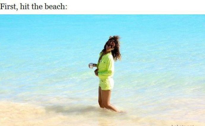 Стройная Рианна в купальнике ✅ 45 фото