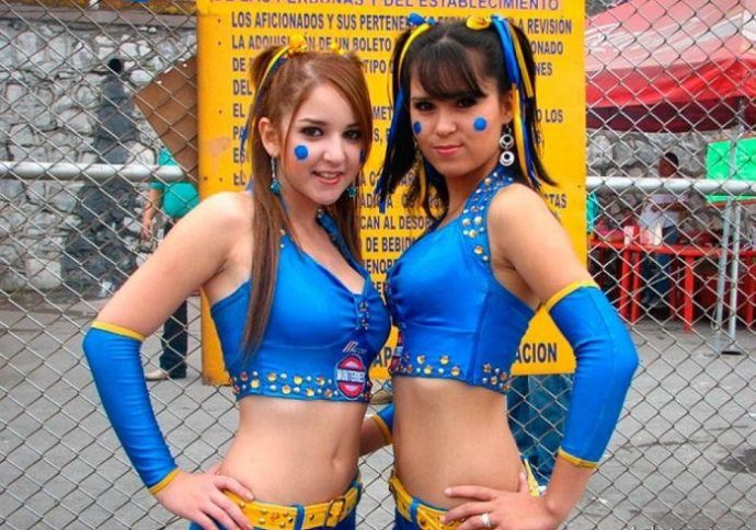 Группа поддержки из Мексики.