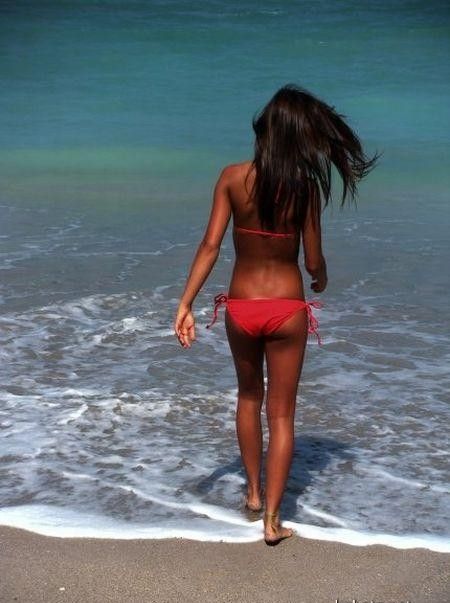 Красивая американская особа