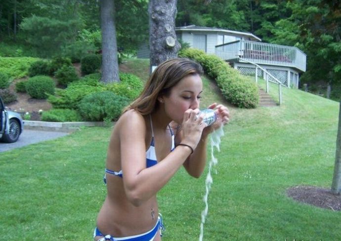 Пиво и пьяные девушки