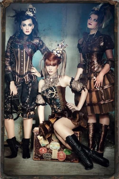 Девушки в жанре стимпанк (35 фото)