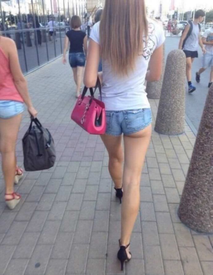 Настоящая охота за задницами