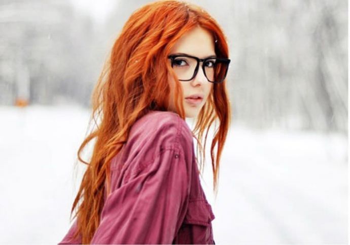 Рыжие девушки милашки (58 фото)