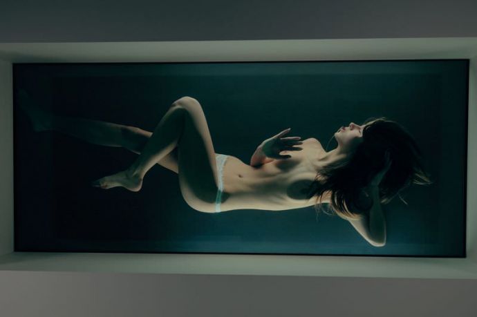 Девушка под стеклом (25 фото)