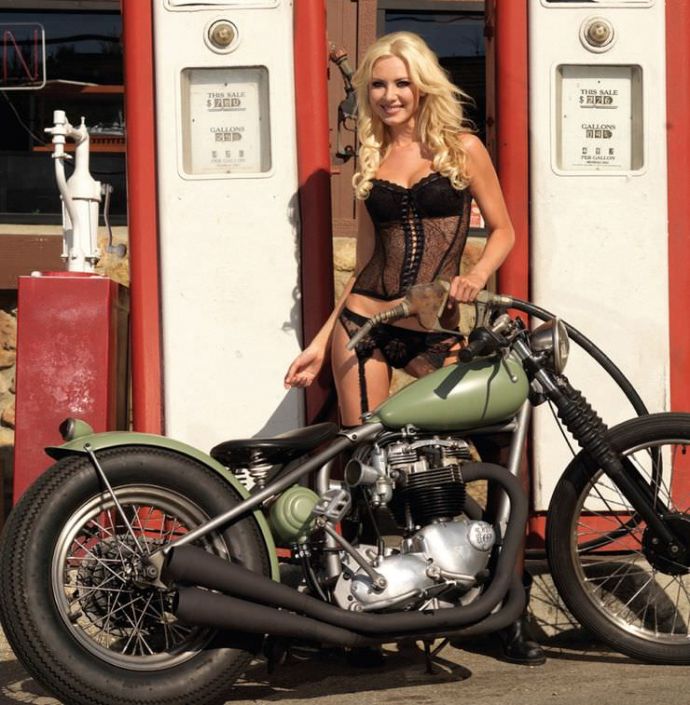 Девушки и мотоциклы