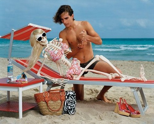 Модель на отдыхе :))