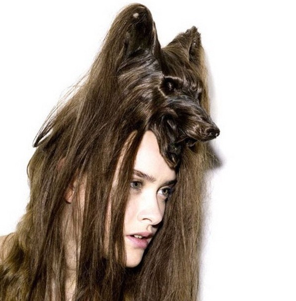 Странные причёски на голове