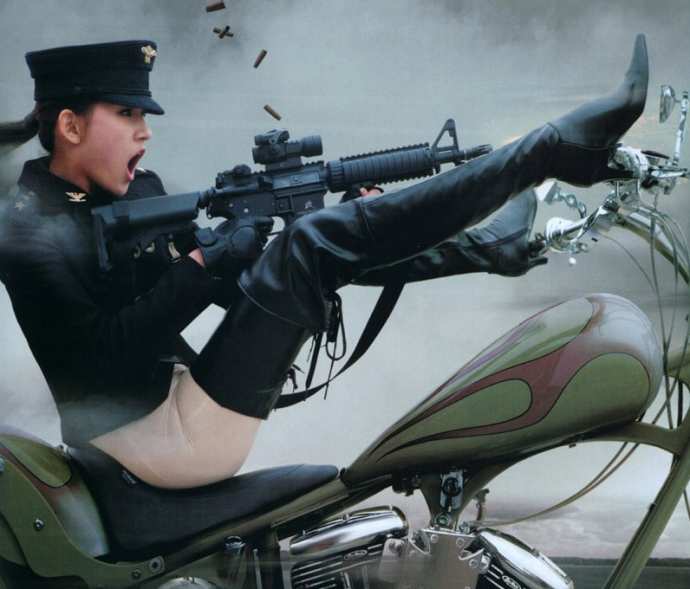 Chen Zhun для FHM (байки и голые модели)