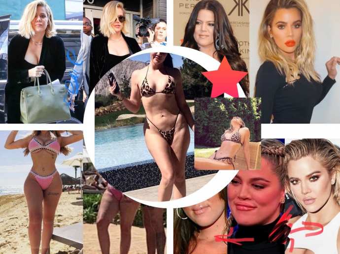 В сеть утекли неотредактированные фото "красавицы" Хлои Кардашьян