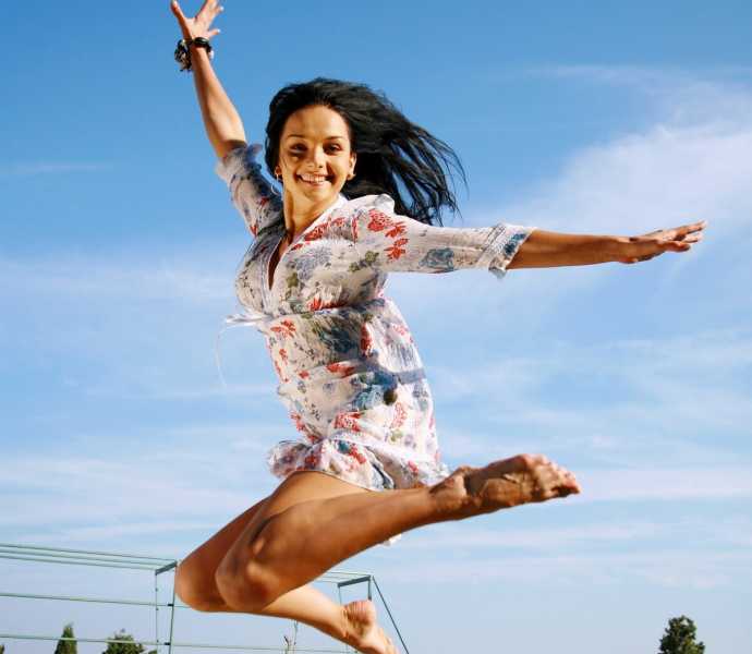 Счастливое блаженство девочек