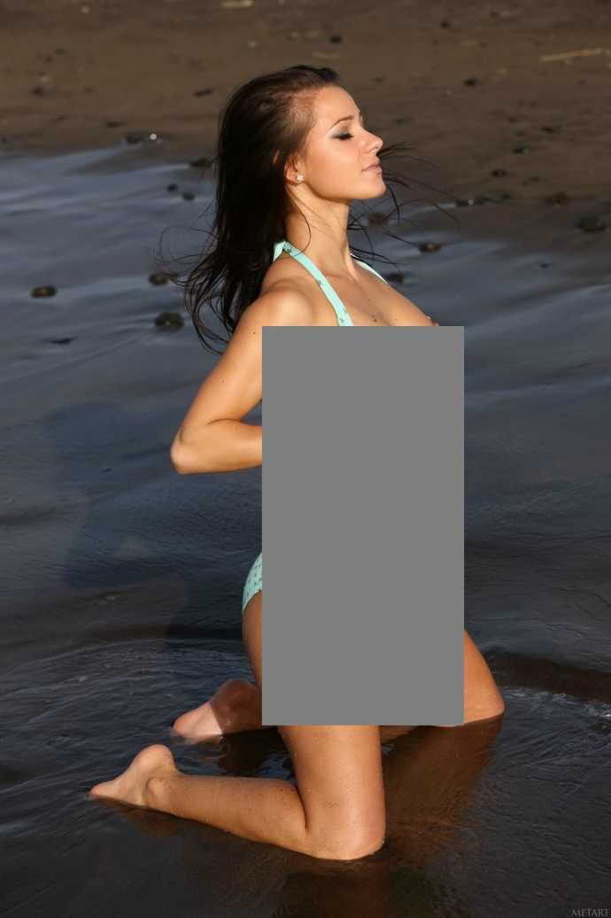 Фото: Melisa A на прибрежном песке