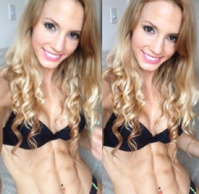 Фото: Селфи спортивных девушек