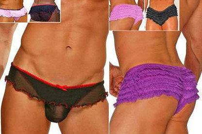 Фото: Кружевное белье для мужчин