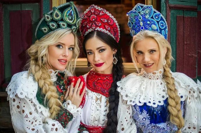 Девушки славянки в мире.