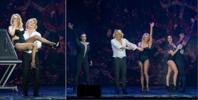 Фото: фотомодель Памела Андерсон на шоу в Германии