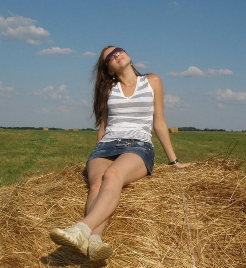 Деревенские девушки из соцсетей