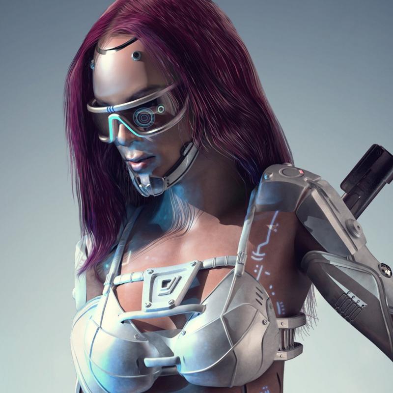 Киберпанк девушки - годный косплей от девушек