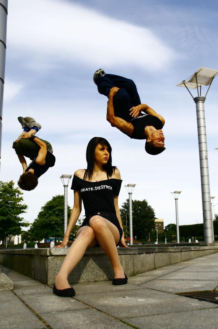 Паркур девушки