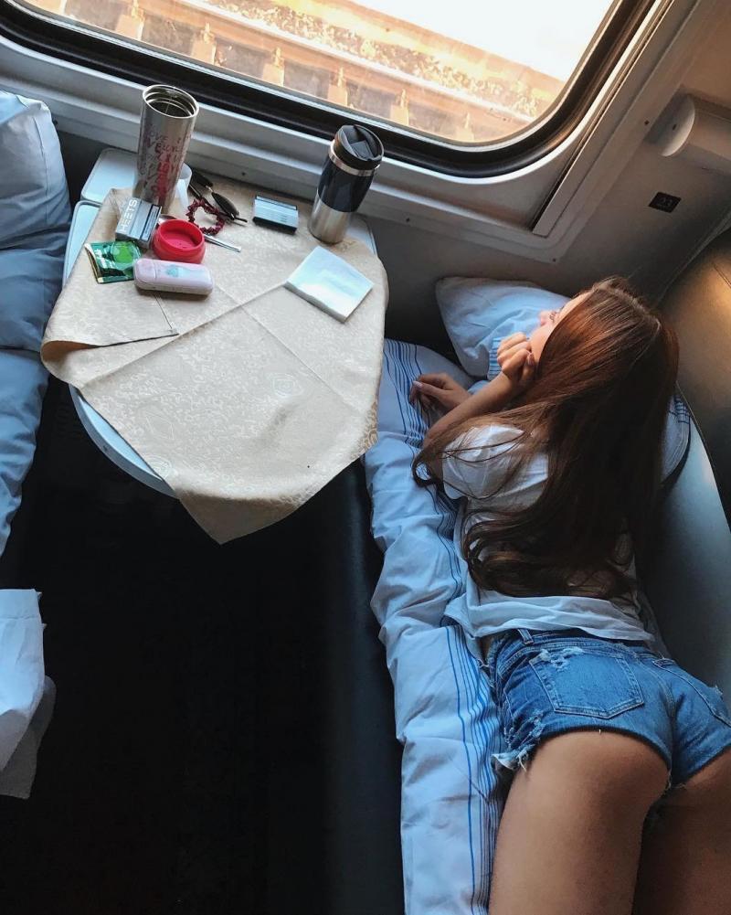 Попки в поезде