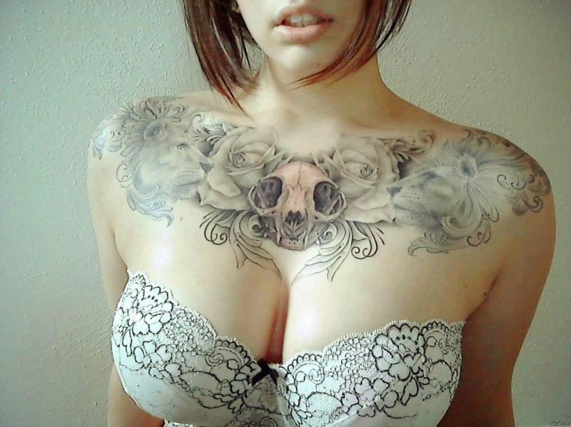 Татуировки на груди