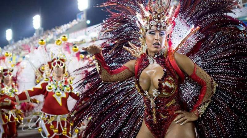 Бразилия карнавал женщины