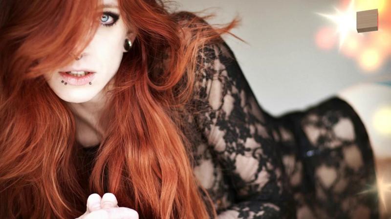Длинные рыжие волосы