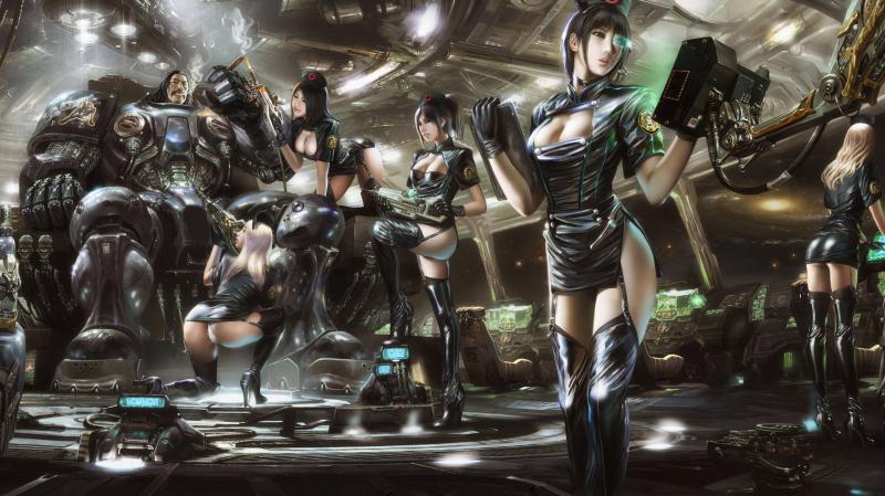 Фантастические рисованные женщины - 34 картинки