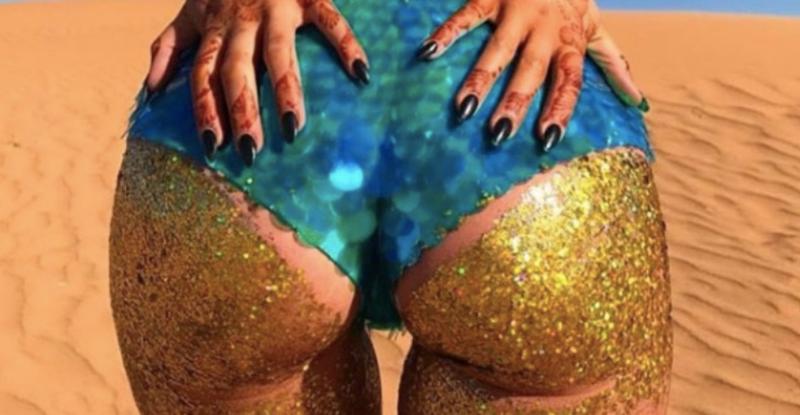 Глиттер у женщин