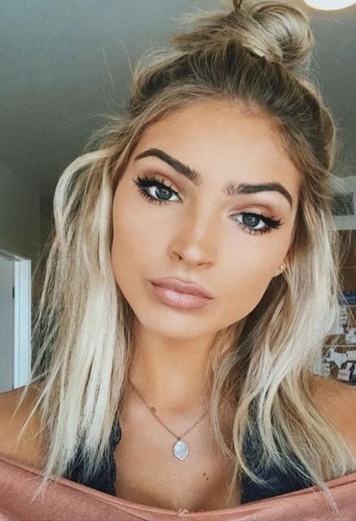 Красивые брови у блондинок - модные варианты