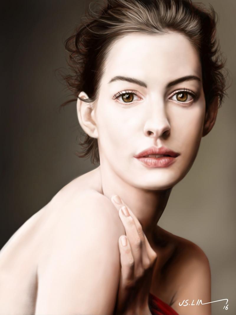 Крупные черты лица у девушки